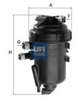 Ufi 5512500 - FILTRO GASOIL ECO OPEL / SAAB / VAUXHALL