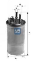 Ufi 2445000 - FILTRO GASOIL HYUNDAI / KIA
