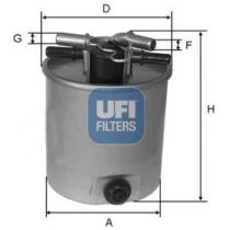 Ufi 5539200 - FILTRO COMPLETO GASOIL FORD EU V