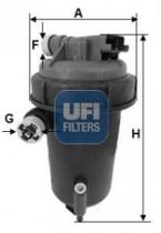 Ufi 5514800 - FILTRO COMPLETO GASOIL FIAT